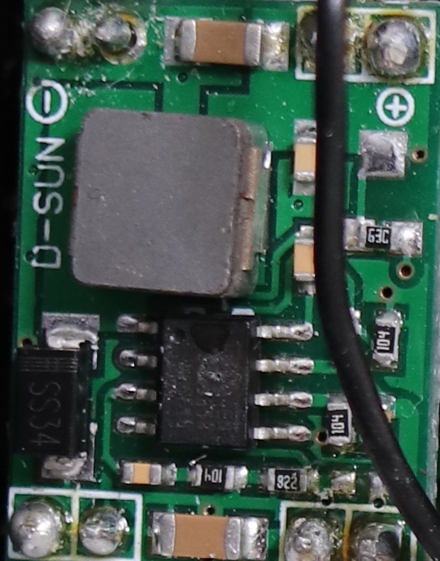 5V buck converter regulator for the Pi power supply