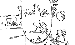 An example processed 1 bit image