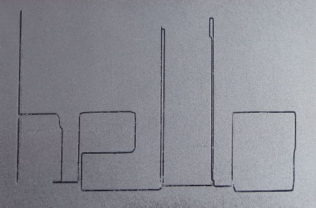 Etch-A-Sketch simple drawing