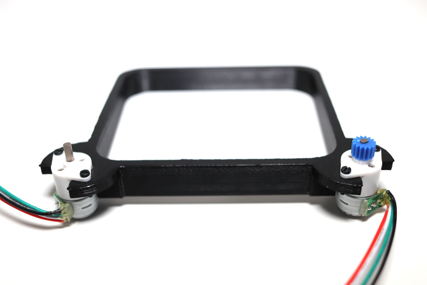 Original small stepper motor which could not produce enough torque