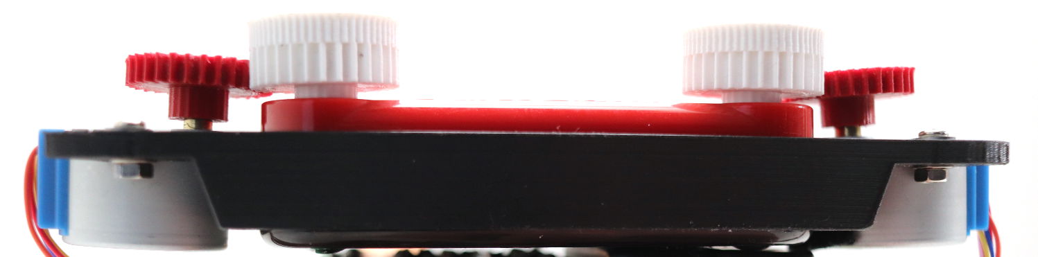 3D printed driver wheels, with in-built cog