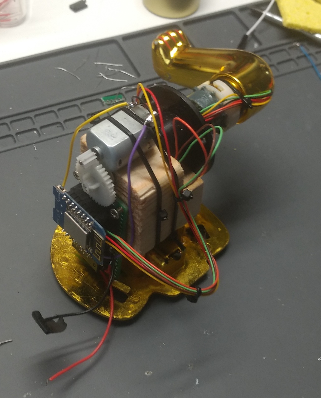 Mounted control board.